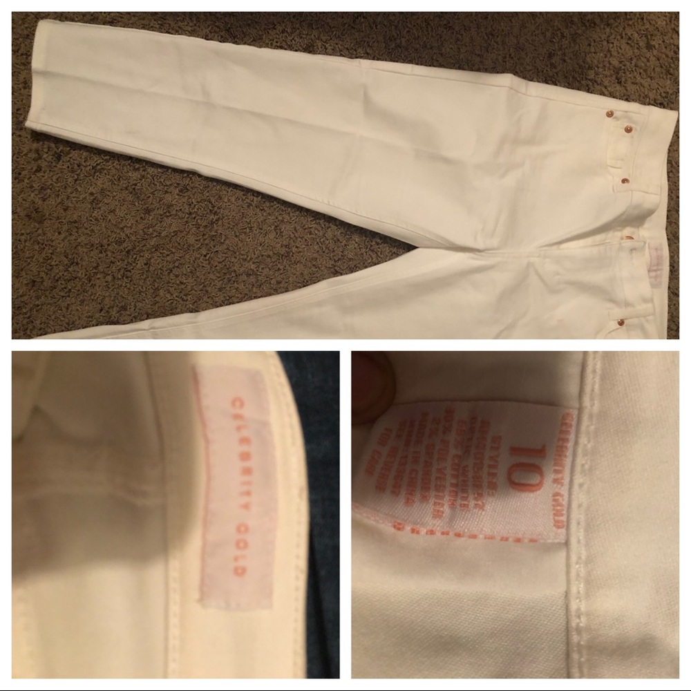 Celebrity Gold.  Size 10 Skinny Jeans